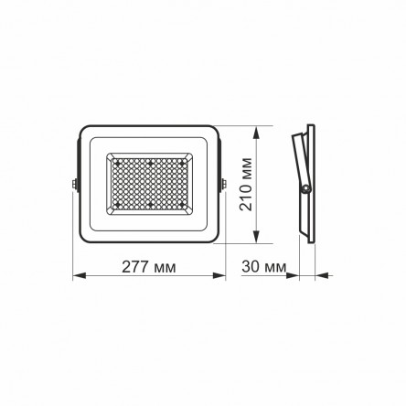 LED прожектор VIDEX PREMIUM 70W 5000K 220V White