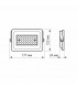 LED прожектор VIDEX 30W 5000K 220V White