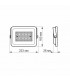 LED прожектор VIDEX 50W 5000K 220V White