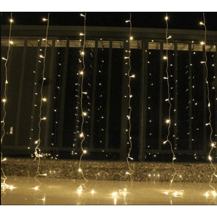 Гирлянда Штора 240 LED 3м*1.5м, тёплый белый свет