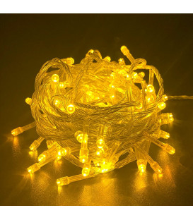 More about Гірлянда 100LED 6м тепле біле світло на прозорому роті