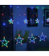 Гирлянда "Бахрома" 120 LED 3м*0.5м, желто-синий BY