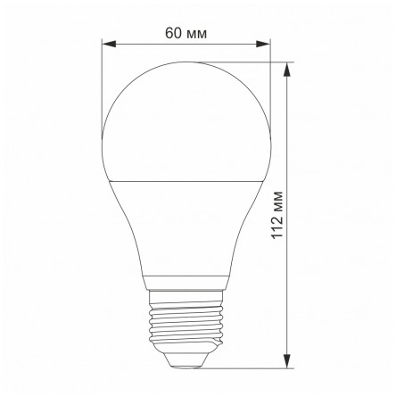 Лампа LED LogicPower 10W E27 4000K 12-48V