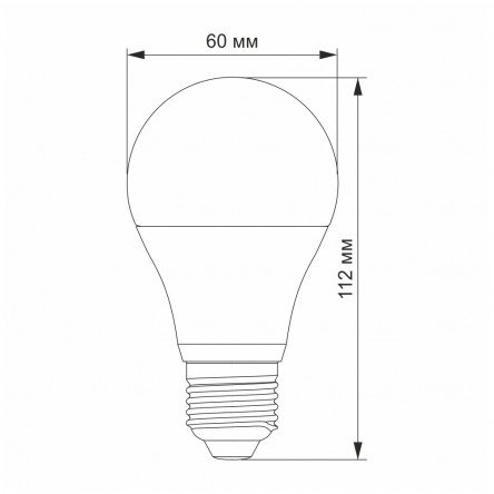 Лампа LED LogicPower 10W E27 4000K 12-48V