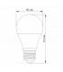 Лампа LED LogicPower 10W E27 4000K 12-48V