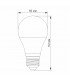 Лампа LED LogicPower 10W E27 4000K 12-48V