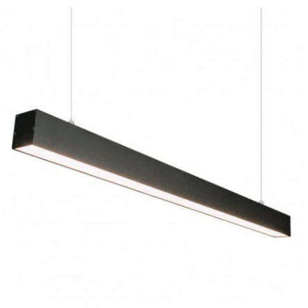 Лінійний LED світильник підвісний Horoz INNOVA5-40 40W 4000K чорний