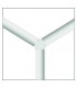 З'єднувач-трикутник AL4021 3W 4000K чорний для світильників AL4020 36W та 48W