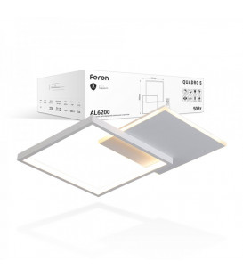 Светодиодный светильник Feron AL6200 QUADRO S 50W