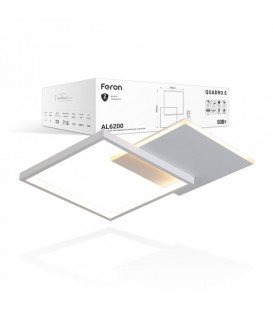 Светодиодный светильник Feron AL6200 QUADRO S 50W