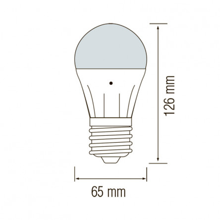 Світлодіодна лампа HOROZ DARK-10 10W з сутінковим датчиком 4200K