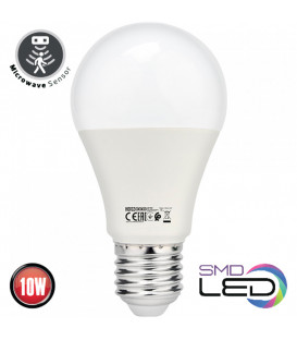 Более Світлодіодна лампа HOROZ DARK-10 10W з сутінковим датчиком 4200K