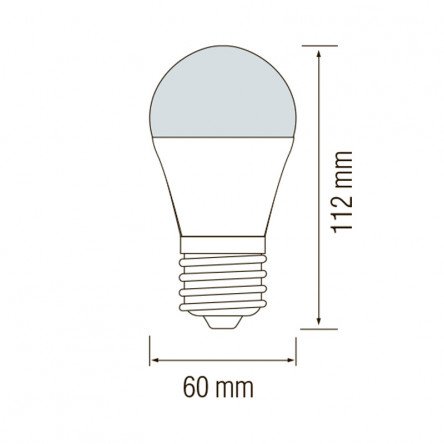 Світлодіодна лампа HOROZ DARK-10 10W з сутінковим датчиком 4200K