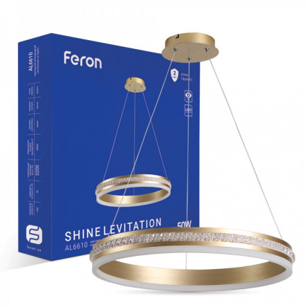 Розумний світлодіодний світильник Feron AL6610 SHINE LEVITATION 50W