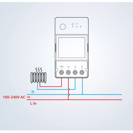 Дистанционный Wi-Fi выключатель Sonoff Pow 3500W