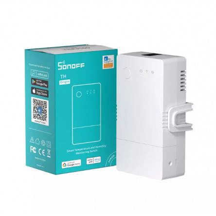 Wi-fi датчик Sonoff TH 10 - температура + влажность
