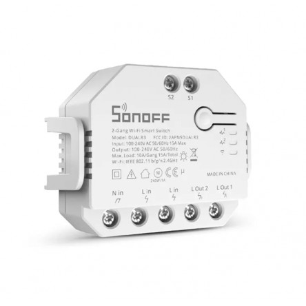 Беспроводный WiFi выключатель Sonoff Dual