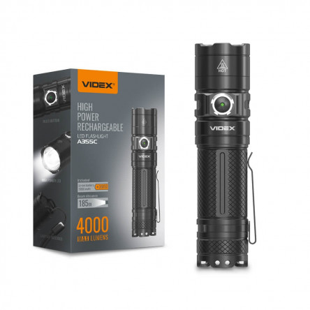 Портативный светодиодный фонарик A406 VIDEX 4000Lm 6500K