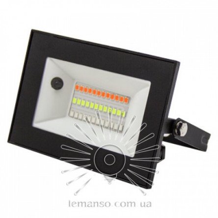 Прожектор LED 20w RGB+пульт IP65 LEMANSO чорний / LMP76-20 RGB