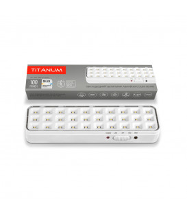 LED світильник аварійний TITANUM 30 LED 6500K