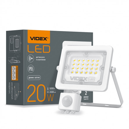 LED прожектор VIDEX 20W 5000K 220V (VL-Fe-205W-S) Сенсорный