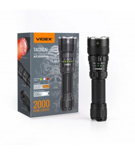 Более Тактичний світлодіодний ліхтарик VIDEX VLF-AT255RG 2000Lm 5000K
