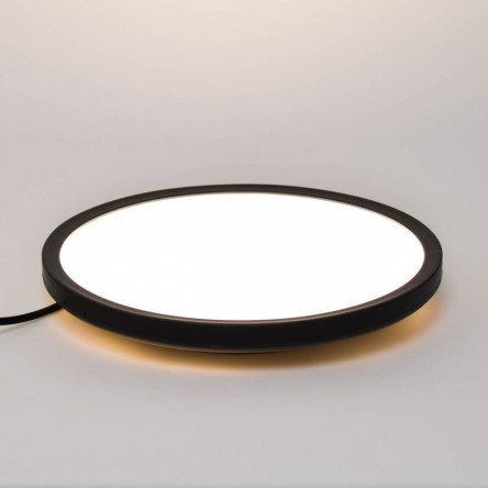 LED світильник з декоративною підсвіткою VIDEX 18W 4000K Чорний