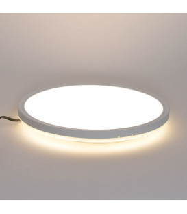 LED світильник з декоративною підсвіткою VIDEX 18W 4000K Чорний