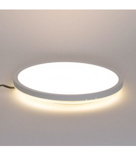 LED світильник з декоративною підсвіткою VIDEX 18W 4000K Чорний