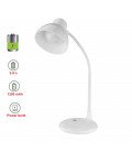 LED лампа настiльна з акумулятором Horoz Electric AYSU 10W біла