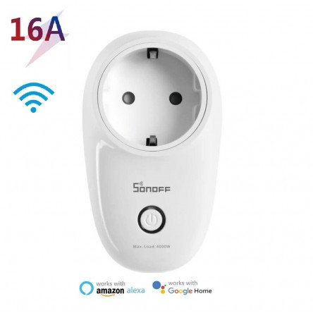 Смарт Wi-fi розетка Sonoff S26 на 220В