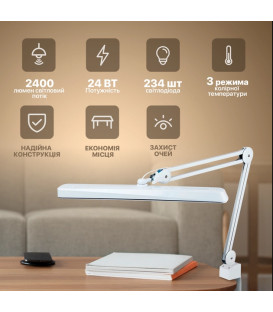 Бестеневой светодиодный светильник Doctor Lamp 24W