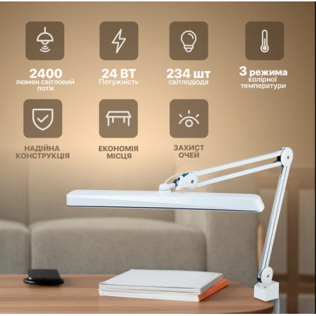 Бестеневой светодиодный светильник Doctor Lamp 24W
