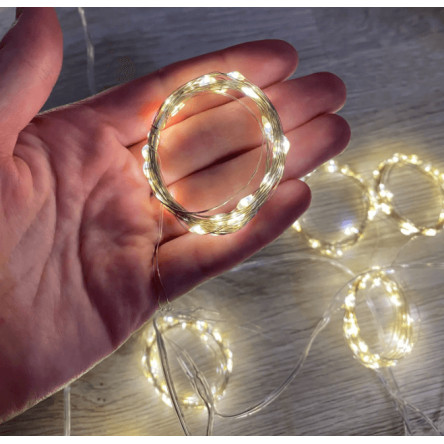 Гірлянда Штора 300 LED 3м*3м + USB, тепле біле світло