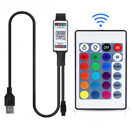 Светодиодная лента Feron LS708 RGB с USB та миниконтроллером 0,5 м