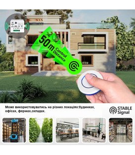 Беспроводной выключатель Inted 220V одноклавишный