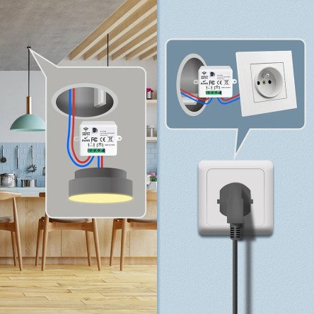 Беспроводной выключатель Inted 220V одноклавишный