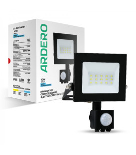 Прожектор светодиодный Feron LL-904 10W 6400K с датчиком движения