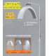 Лампа для косметолога 9510 LED 288 led 30W 3000-6400К с регулировкой яркости