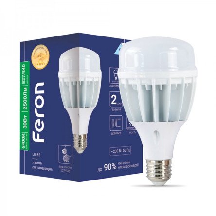 Светодиодная лампа Feron LB-65 30W E27 6400K