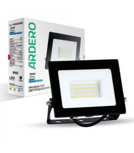 Более Светодиодный прожектор Ardero LL-1030ARD 30Вт 6500K черный
