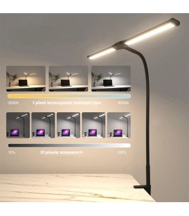 Настольная лампа, для компьютера, для рабочего места FDDL01 24W 2700-6500К с регулировкой яркости