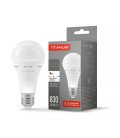 LED лампа акумуляторна TITANUM A68 9W E27 4000K 220V