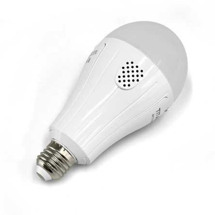 LED лампа акумуляторна TITANUM A80 12W E27 4000K 230V