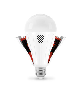 LED лампа акумуляторна TITANUM A68 9W E27 4000K 220V