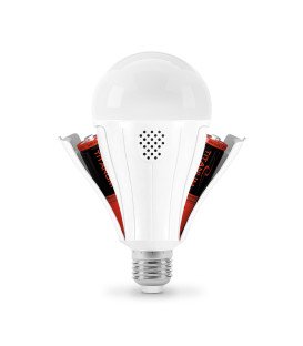 LED лампа акумуляторна TITANUM A68 9W E27 4000K 220V
