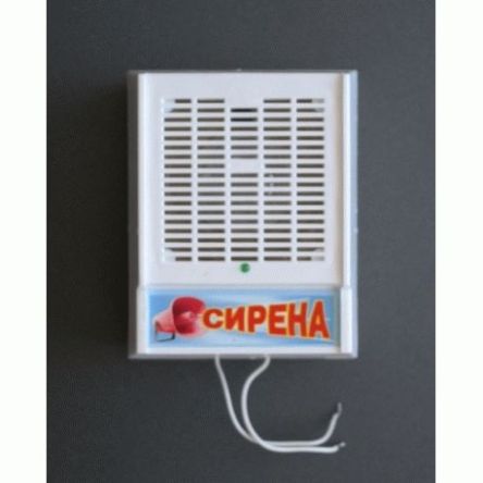 Звонок электронный "Сирена" СП 1103 проводной 220V