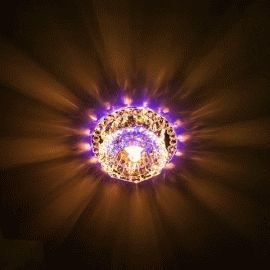 JD125 JCD9 прозорий з LED підсвічуванням RGB Max 35W