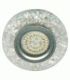Точечный светильник Feron 8585-2 MR16 мерцающий белый серебро с led подсветкой 3W 4000K