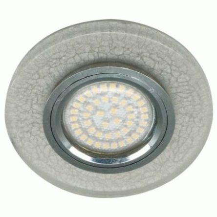 Точечный светильник Feron 8989-2 MR16 белый серебро led подсветкой 3W 4000K